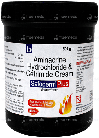 Safoderm Plus Cream 500Gm